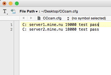 How To Create CCcam Cfg File